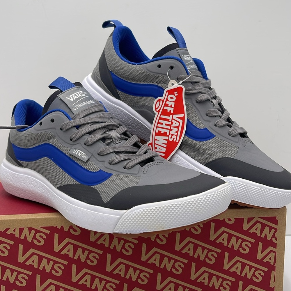 Vans Men’s Gray and Blue Sneakers Ultrarange Exo
Gray/True White VN0A4U1KBGJ - Picture 6 of 16